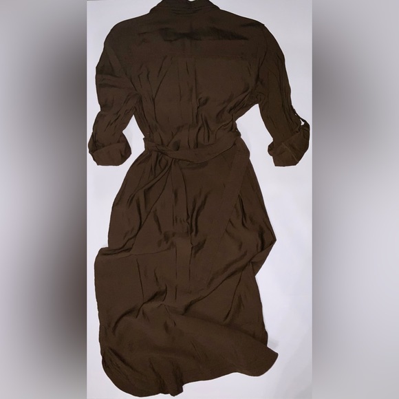 Banana Republic brown safari style dress - Picture 2 of 5